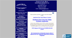 Desktop Screenshot of catherineleahybrine.com